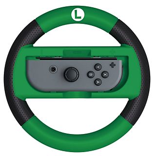 Volante - Hori Mario Kart 8 Deluxe (Luigi version), Para mando Joy-Con de Nintendo Switch, Verde