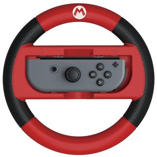 REACONDICIONADO B: Volante - Hori Mario Kart 8 Deluxe (Mario version), Para mando Joy-Con de Nintendo Switch, Verde