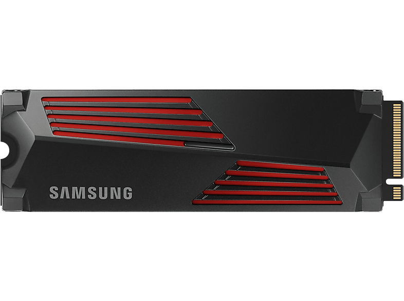 SAMSUNG 990 PRO HeatSink, PCIe 4.0 x4 NVMe M.2 belső SSD hűtőbordával, 7450/6900 MB/s, 2TB (MZ-V9P2T0GW)