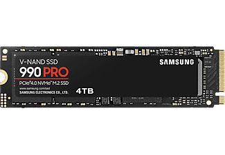 SAMSUNG 990 PRO PCIe 4.0 x4 NVMe M.2 belső SSD, 7450/6900 MB/s, 4TB (MZ-V9P4T0BW)