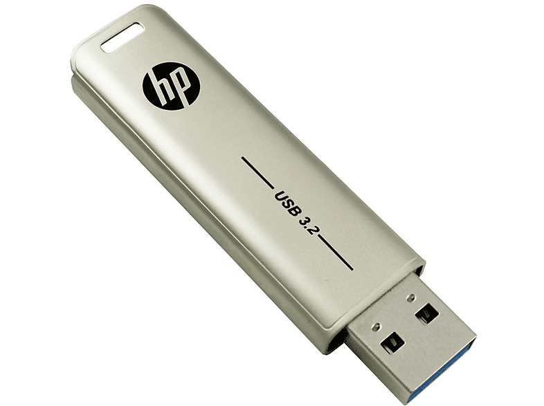 HP 64GB x796w USB Stick, USB-A 3.2, R70 MB/s, Gold — Foto 2 von 5