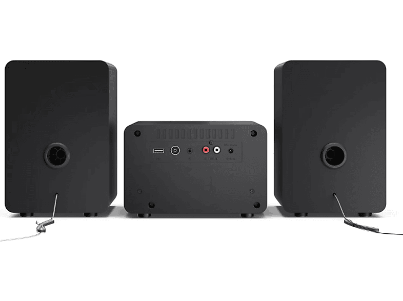 Wieża SHARP XL-B520D BK Czarna, Odtw.CD/-R/-RW/MP3, BT, Tuner FM/DAB+, wejście AUX, Wbudowany Equalizer – zdjęcie 2