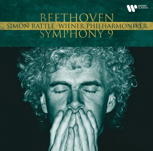Beethoven 9. szimfónia album borítója, egy férfi arcával és csukott szemmel.
