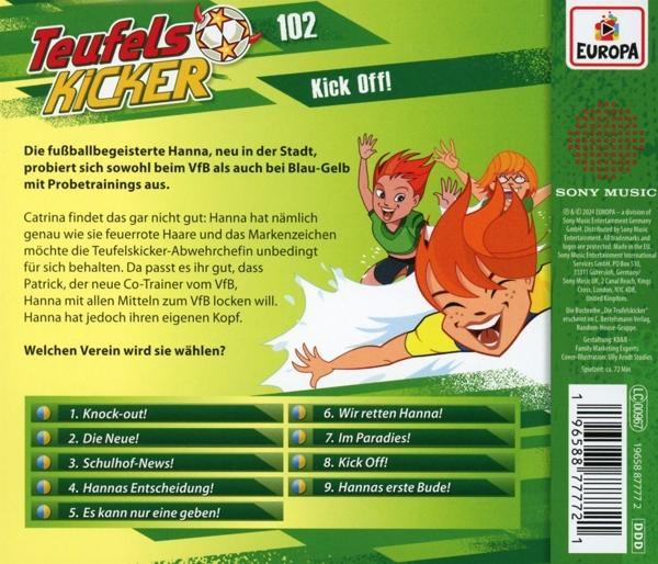 Rückseite einer DVD-Hülle mit animierten Zeichentrickfiguren und Text auf Deutsch.