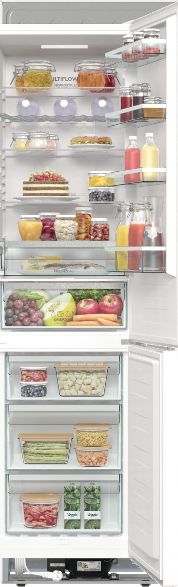 Lodówka GORENJE NRK6202AW4 200cm Biały NoFrost Plus AdaptTech cooling