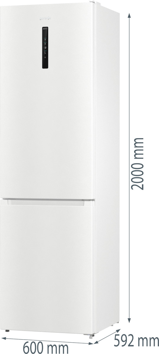 Lodówka GORENJE NRK6202AW4 200cm Biały NoFrost Plus AdaptTech cooling