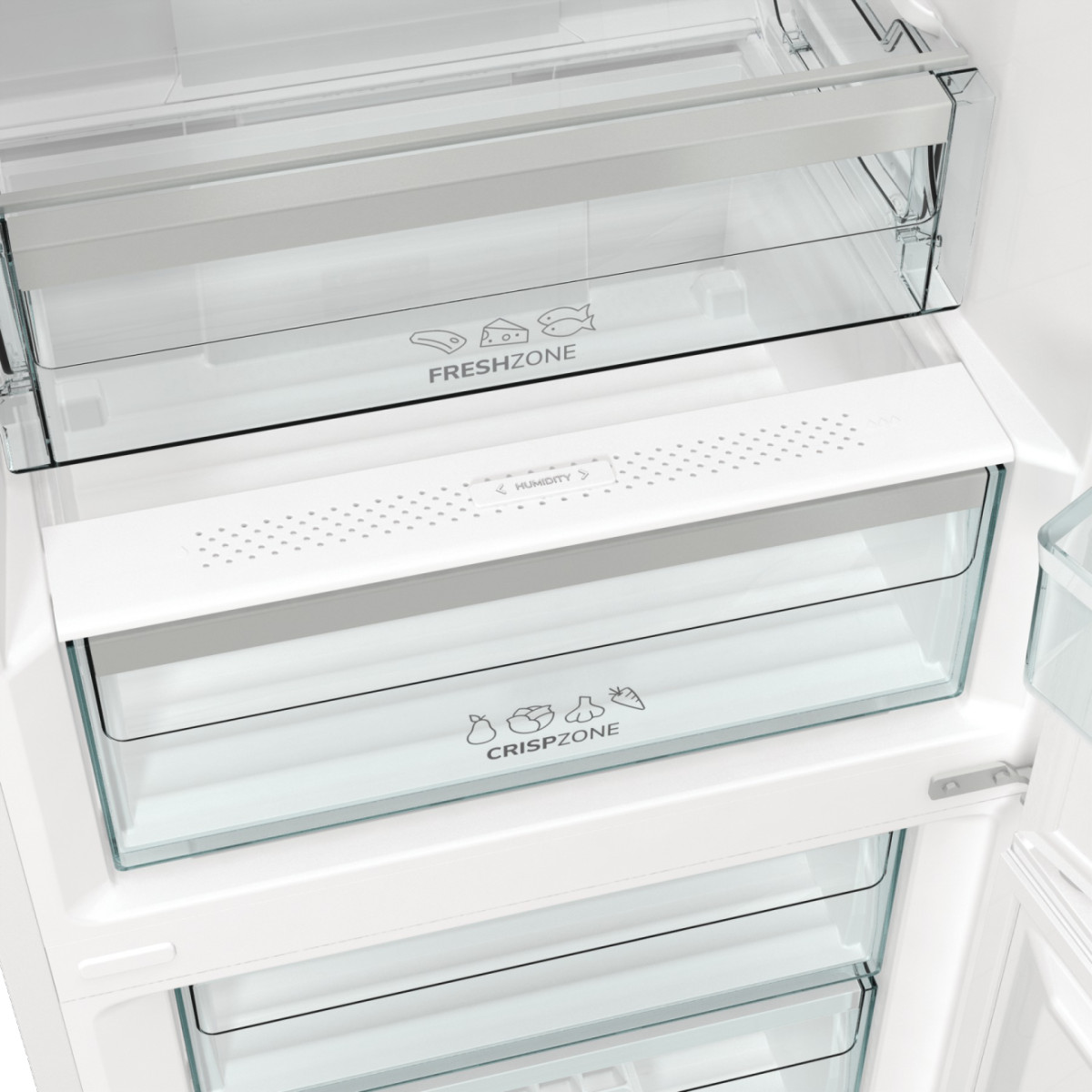 Lodówka GORENJE NRK6202AW4 200cm Biały NoFrost Plus AdaptTech cooling