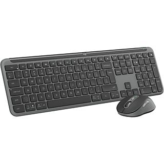 LOGITECH MK950 Signature Slim Draadloos Toetsenbord-en-muis-set Grijs