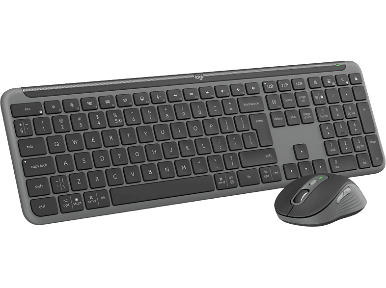 Logitech Draadloze Toetesenbord En Muis Mk950 Signature Slim Azerty Zwart (920-012485)