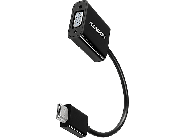 AXAGON HDMI v1.4b - VGA D-Sub 15 adapter, max. 1920 x 1200, fekete (RVH-VGN)