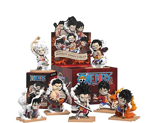 MIGHTY JAXX Freeny's Hidden Dissectibles: One Piece (S6) - Luffy´s Gears Edition - Figurines-collection-blindbox (Multicolore)