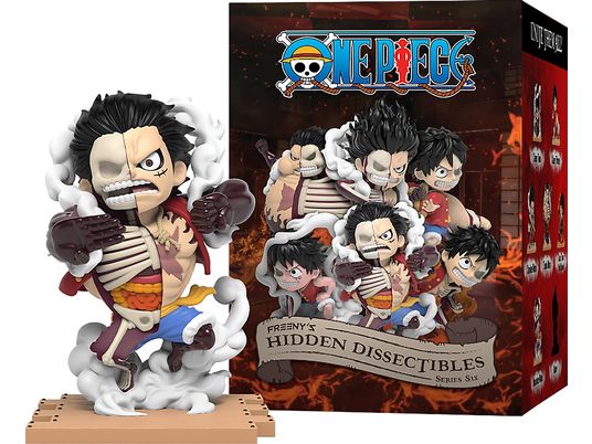 MIGHTY JAXX Freeny's Hidden Dissectibles: One Piece (S6) - Luffy´s Gears Edition - Blind box con personaggio da collezione (Multicolore)