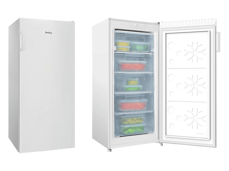 AMICA GS 321 110 W Gefrierschrank (E, 145 l, 1259 mm hoch)
