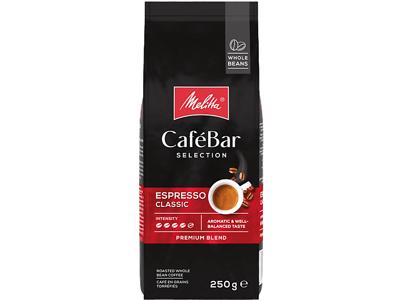 MELITTA Cafebar Espresso Classic 250 g No.4 Çekirdek Kahve