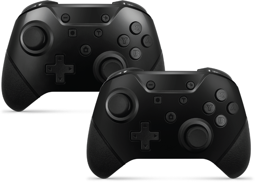 ARMOR3 2 db NuChamp Nintendo Switch vezeték nélküli kontroller, fekete