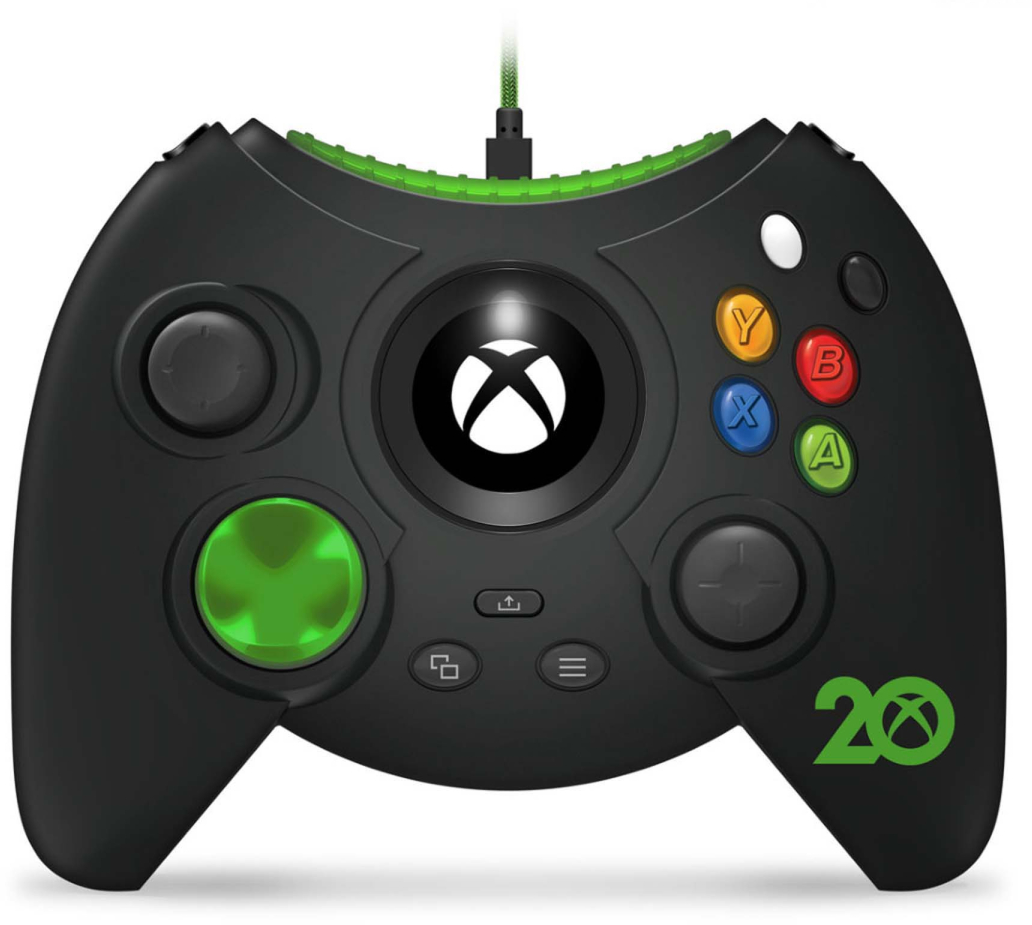 HYPERKIN Duke Xbox/PC 20. évfordulós vezetékes kontroller, fekete