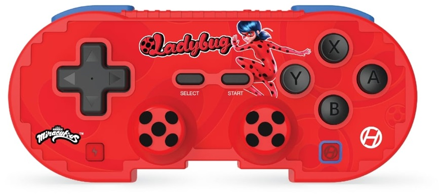 HYPERKIN Pixel Art Nintendo Switch/PC/Mac/Android Bluetooth kontroller (Miraculous: Katicabogár)