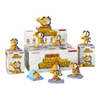 MIGHTY JAXX Freeny's Hidden Dissectibles : Garfield – Blindbox pour figurines de collection (multicolore)