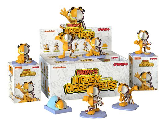 MIGHTY JAXX Freeny's Hidden Dissectibles: Garfield  - Blind box con personaggi da collezione (Multicolore)
