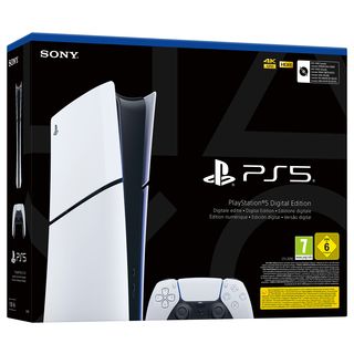 PlayStation 5 Slim - Digital Edition - Console de jeu - blanc/noir