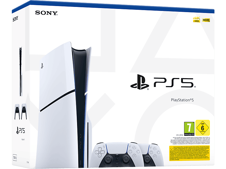 SONY PS PlayStation 5 Slim + DualSense Bundle Spielekonsole