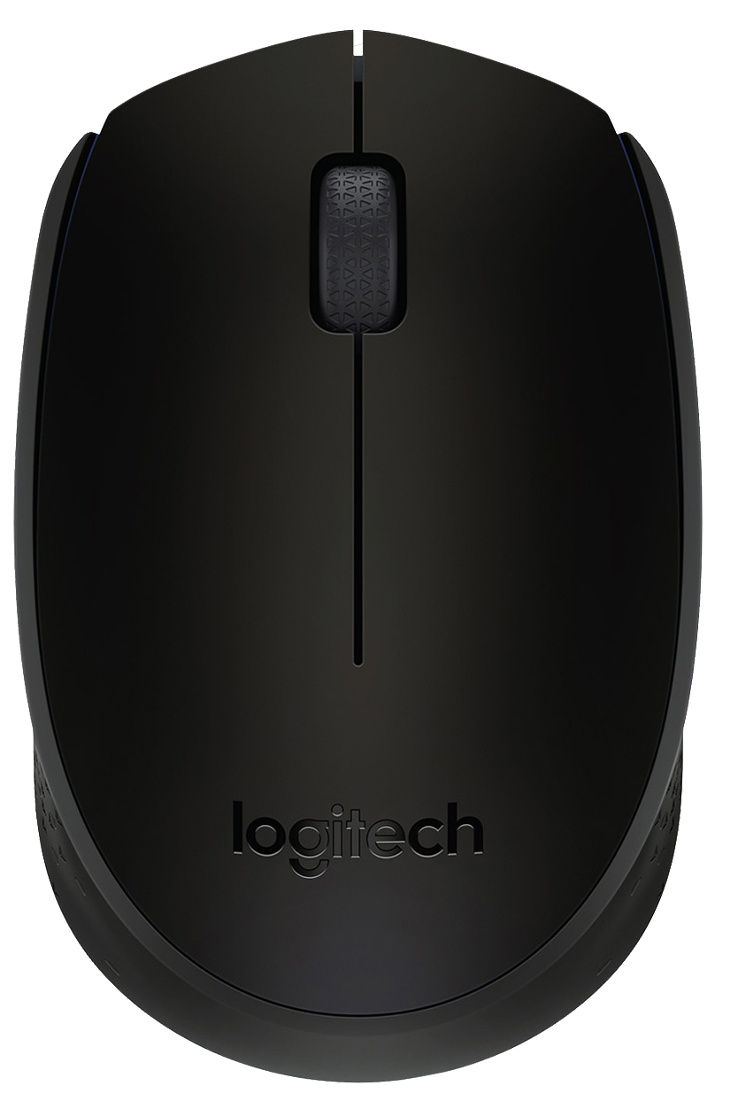 LOGITECH M171 vezeték nélküli USB optikai egér, fekete (910-004424)