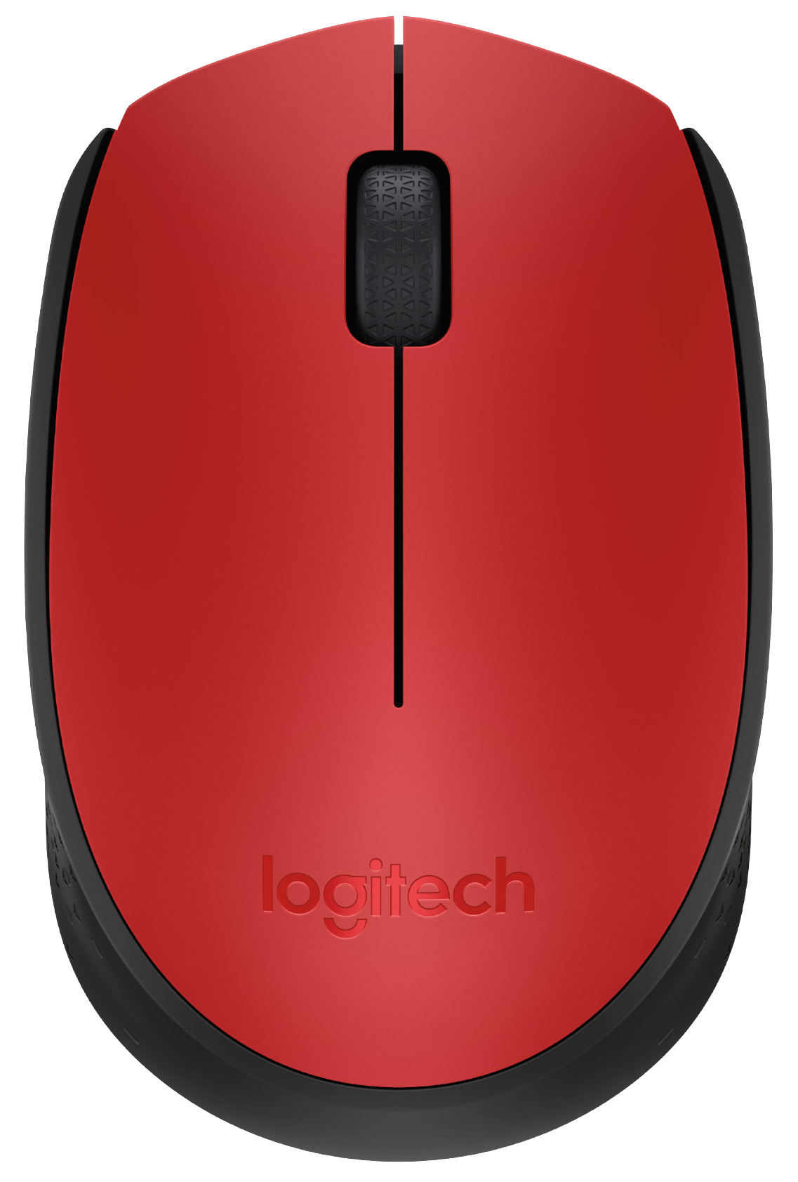 LOGITECH M171 vezeték nélküli USB optikai egér, piros (910-004641)