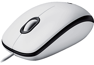 LOGITECH M100 vezetékes optikai egér, USB, fehér (910-005004)