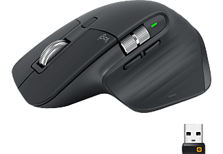 LOGITECH MX Master 3 vezeték nélküli tölthető egér, grafit (910-005694)