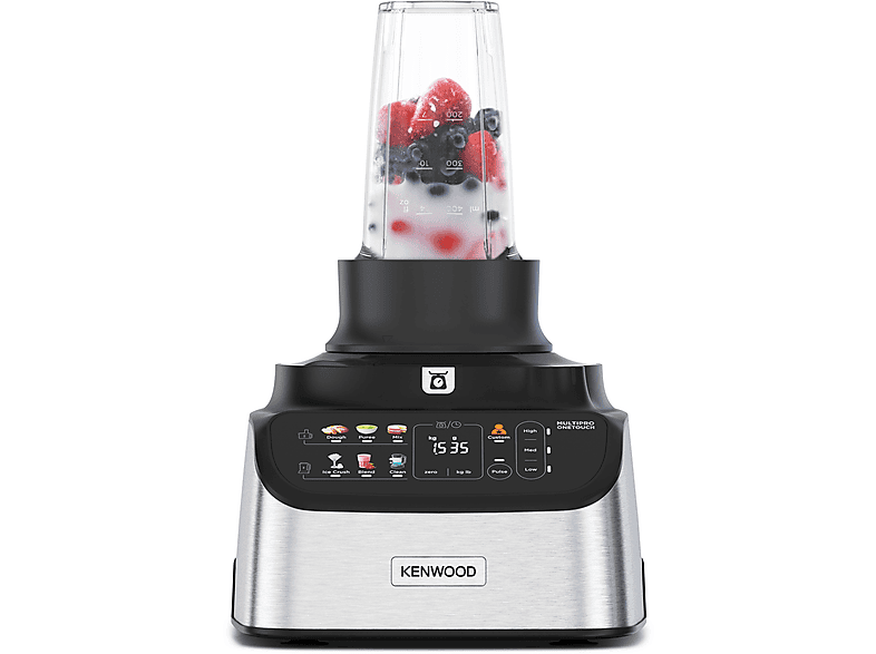 Thumbnail - KENWOOD Multipro One Touch FDM73.850SS Kompaktküchenmaschine gebürstetes Metall/Schwarz (Rührschüsselkapazität: 3 l, 100...