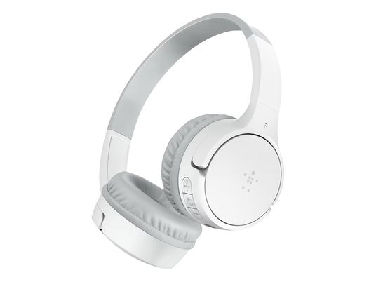 BELKIN SoundForm Mini - Casque Bluetooth pour enfants (On-ear, Blanc)