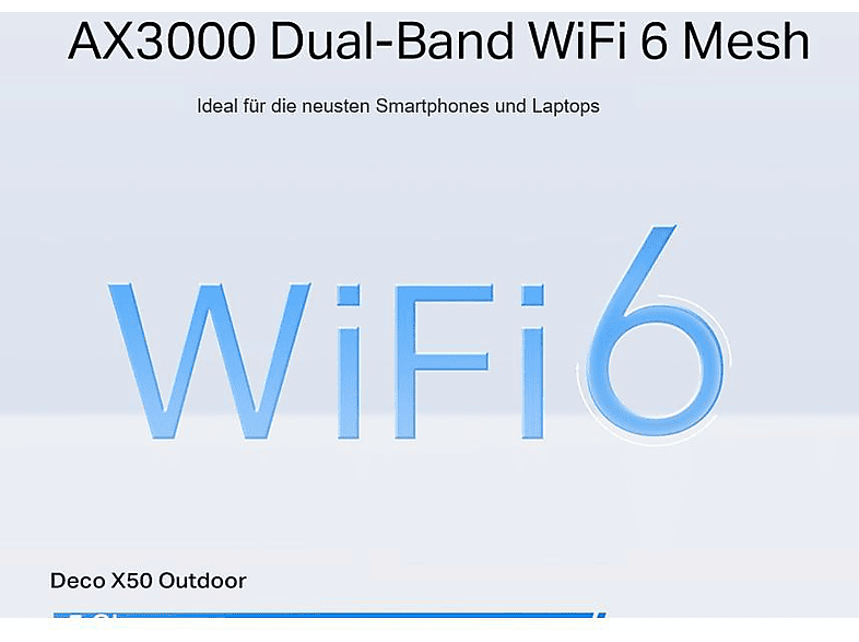 TP-LINK Deco X50-Outdoor Weiß Mesh WLAN Router; WLAN-Router — Foto 5 von 5