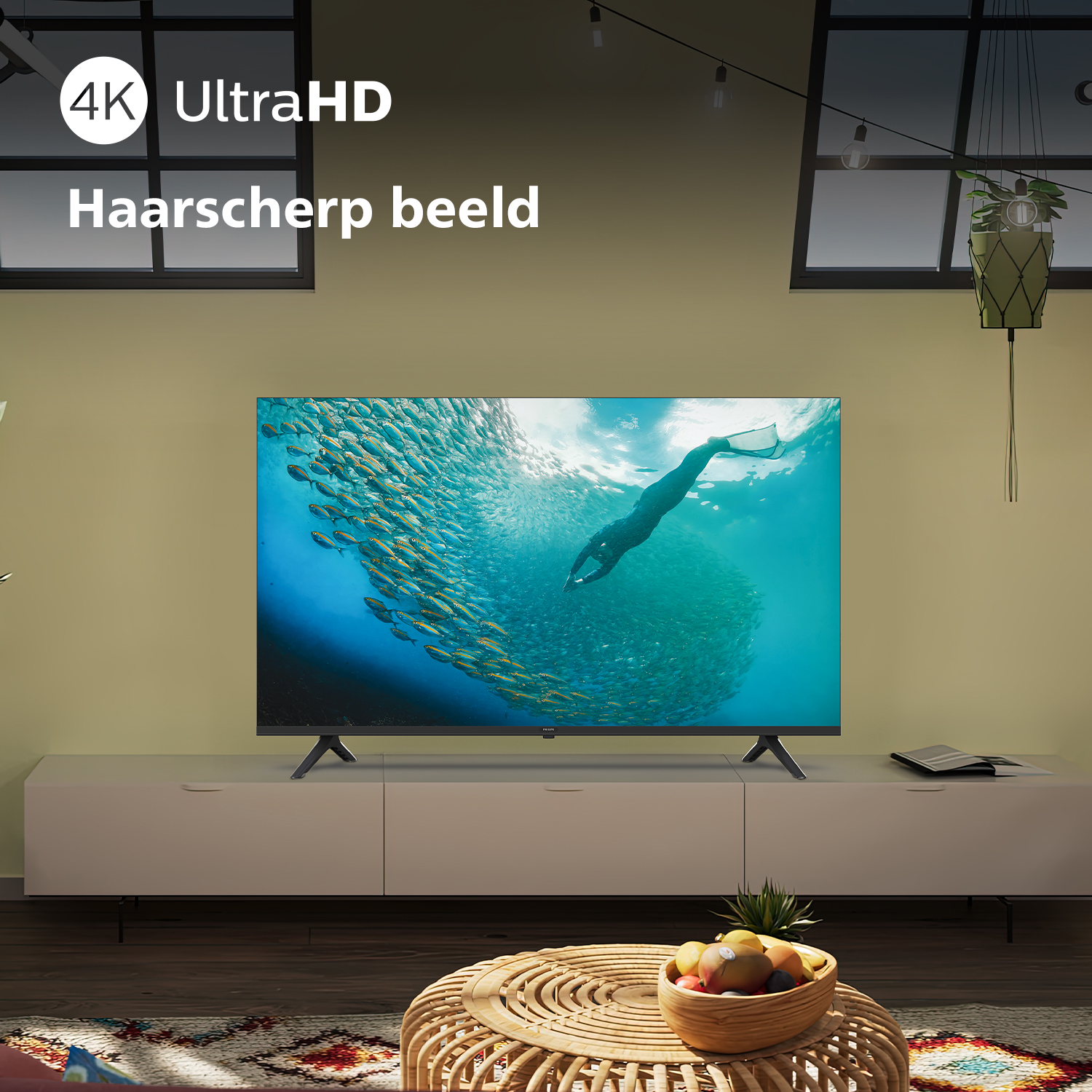 PHILIPS 55PUS7009/12 - Ultra HD 4K - Led-tv - 55 inch - 2024