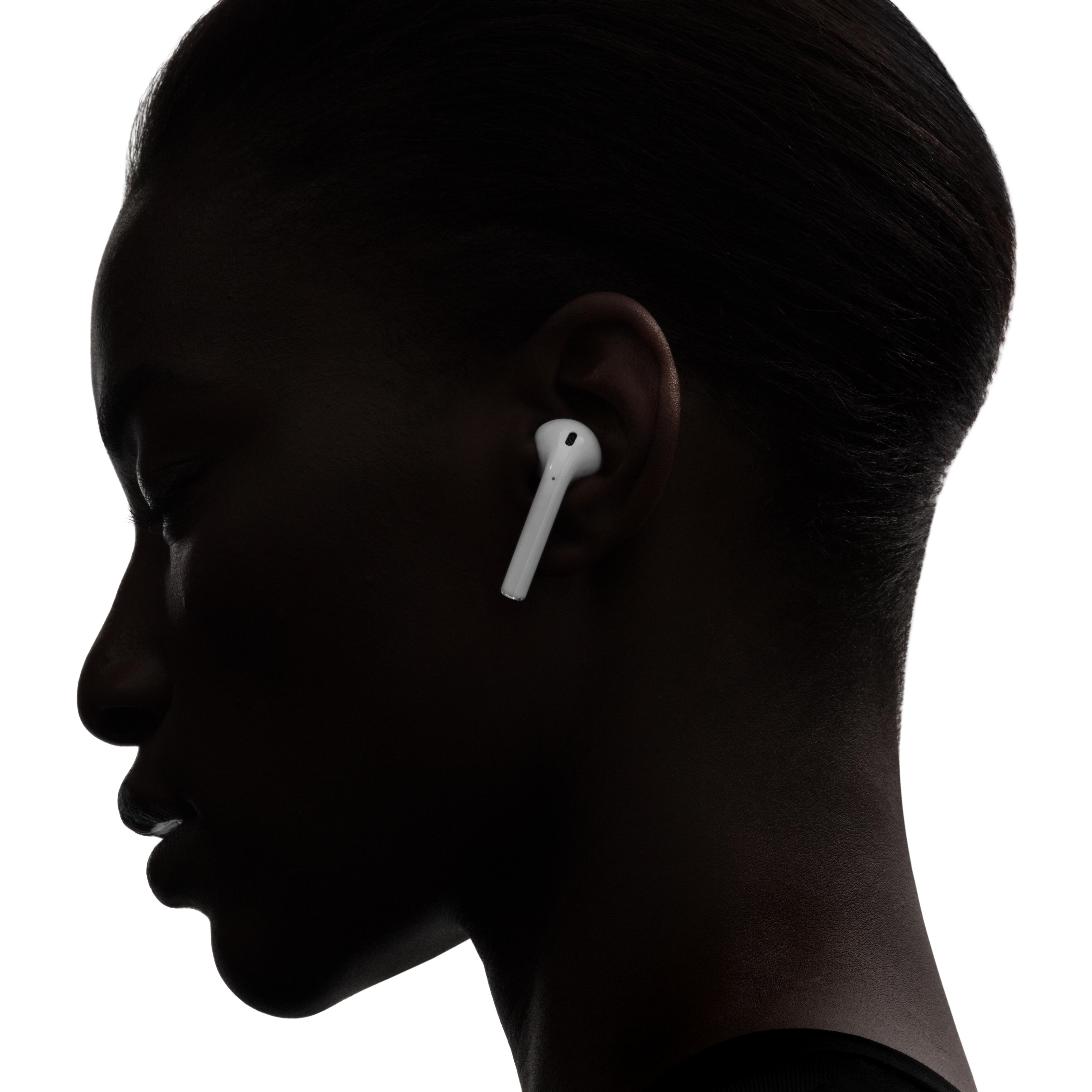 APPLE AirPods (2. Generation), In-ear Kopfhörer Bluetooth Weiß