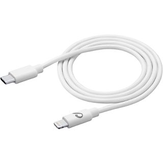 Cable Lightning - CellularLine USBDATAC2LMFI60CMW, Cable de conector Lightning 0.6 m,  Blanco