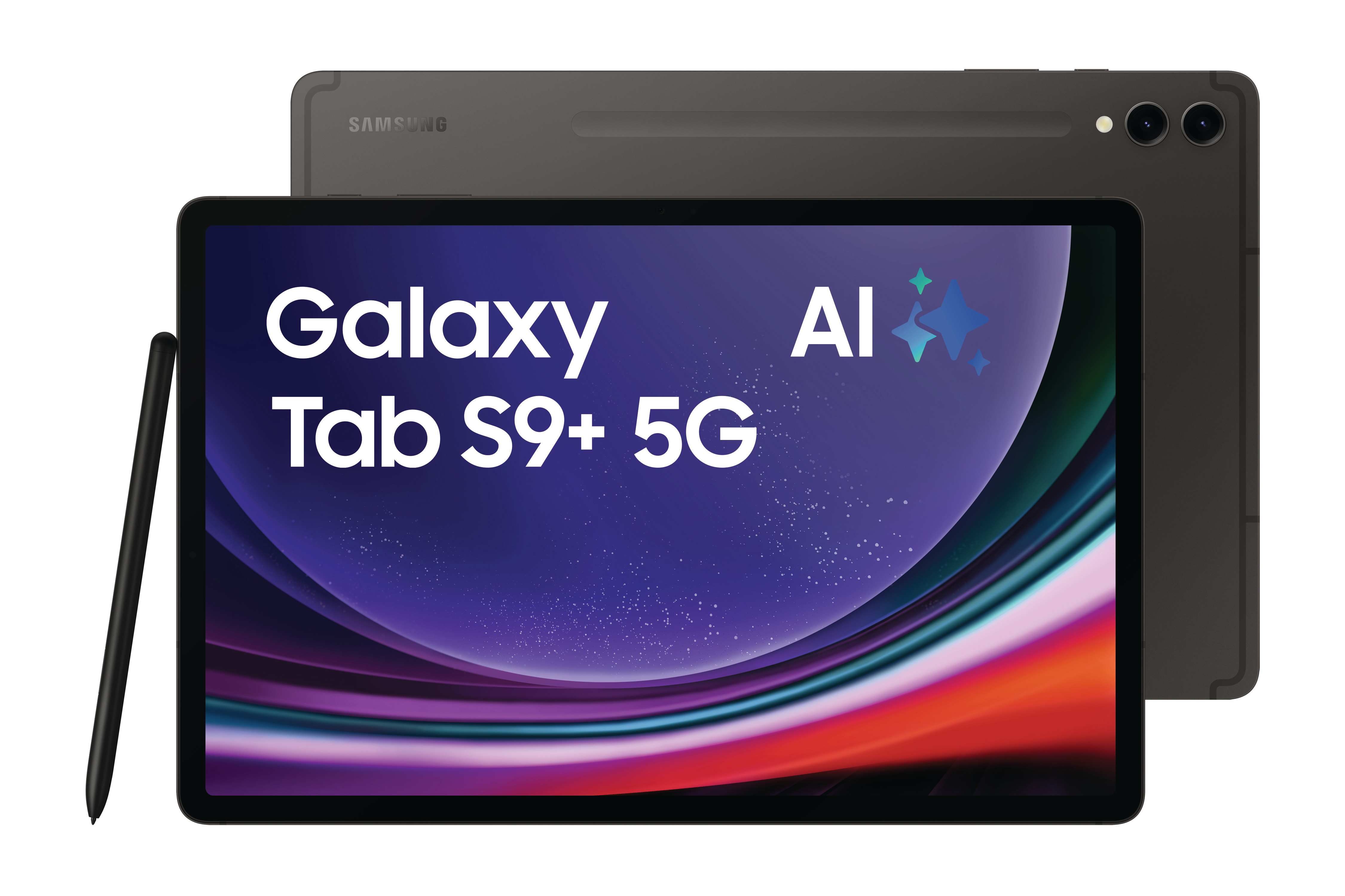 SAMSUNG Galaxy Tab S9+ 5G, Tablet, 256 GB, 12,4 Zoll, Graphite