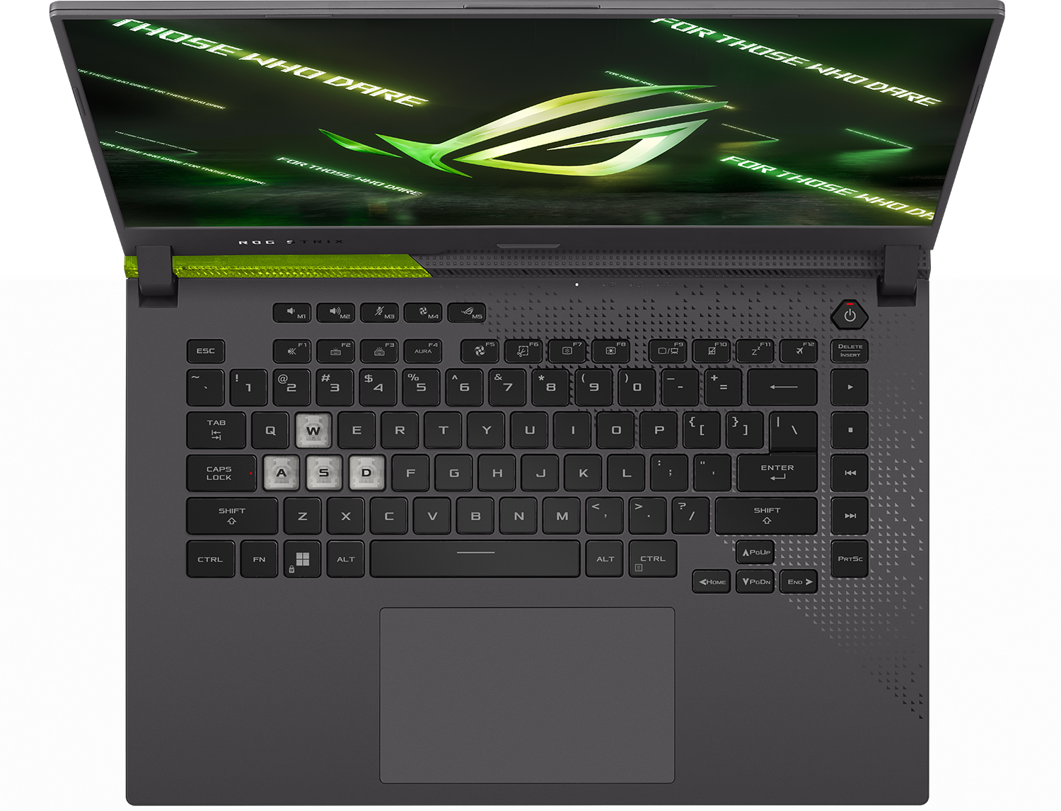 ASUS ROG Strix G15 G513RW-HF197 Zöld Gamer laptop (15,6" FHD/Ryzen7/16GB/1024 GB SSD/RTX3070Ti 8GB/DOS)
