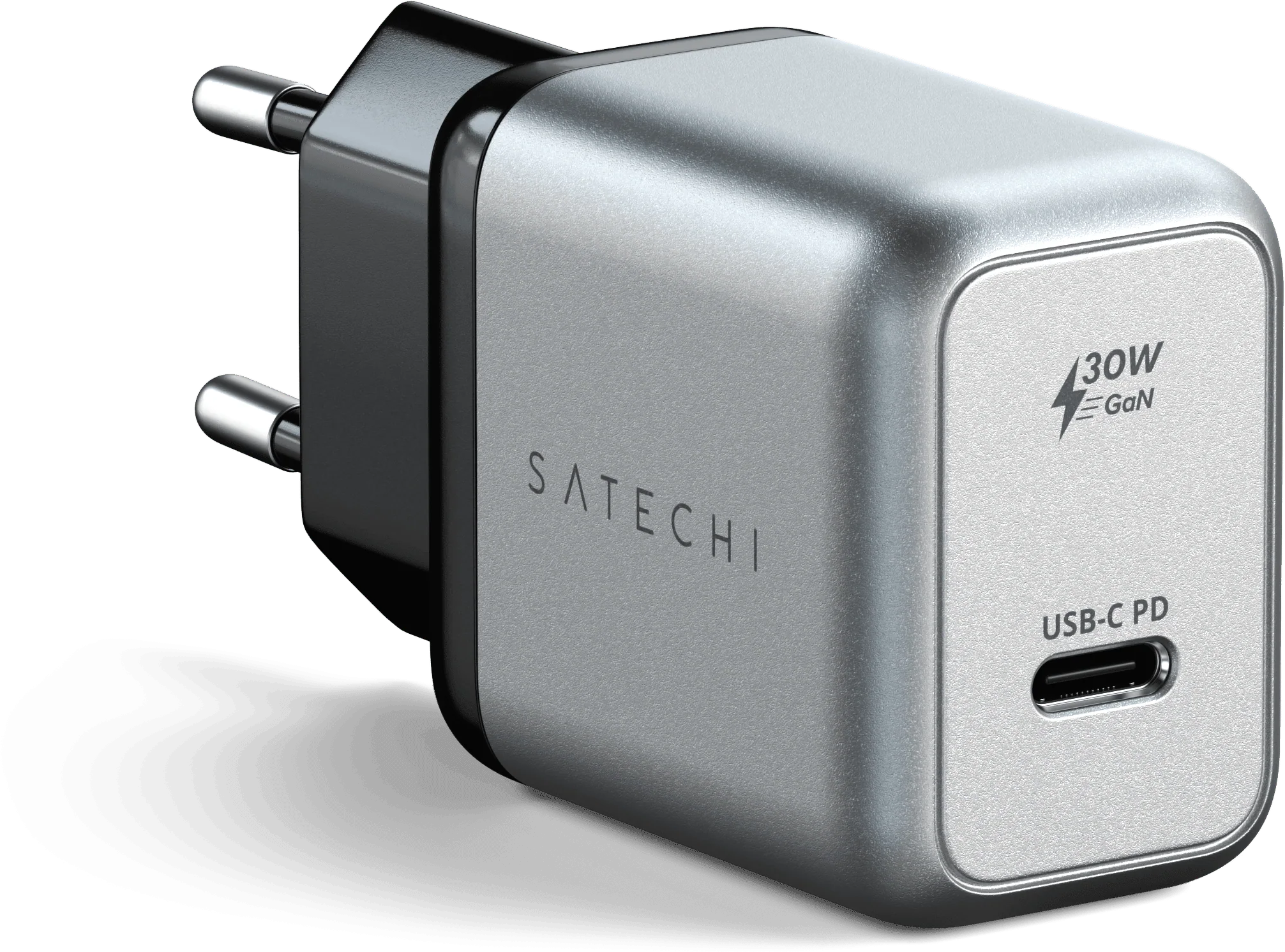 SATECHI USB-C PD GaN hálózati töltő, 30W, szürke (ST-UC30WCM-EU)