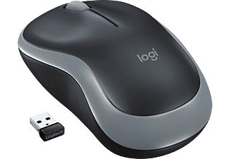 LOGITECH M185 vezeték nélküli optikai egér, USB, szürke (910-002238)