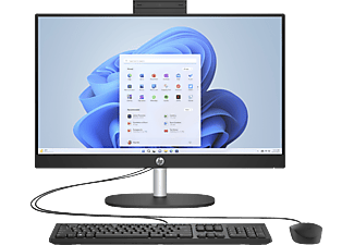 HP AIO 24-CR0062NT i3-1315U 8GB 256GB SSD 23.8 inç Full HD IPS Win 11 Home All In One Bilgisayar 80C34EA Siyah