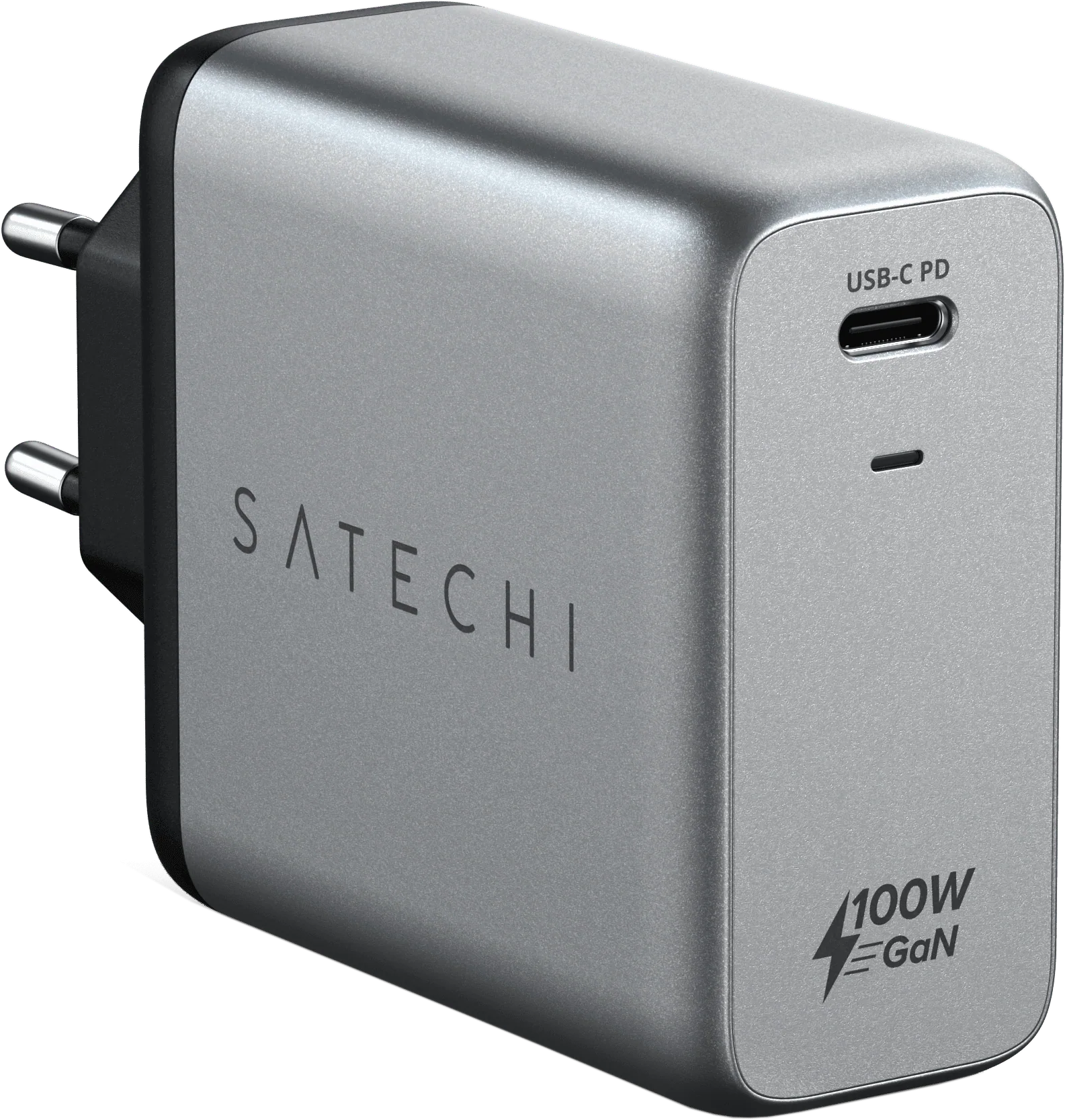 SATECHI USB-C PD GaN hálózati töltő, 100W, szürke (ST-UC100WSM-EU)