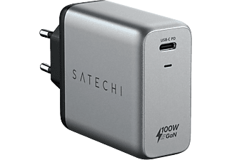 SATECHI USB-C PD GaN hálózati töltő, 100W, szürke (ST-UC100WSM-EU)