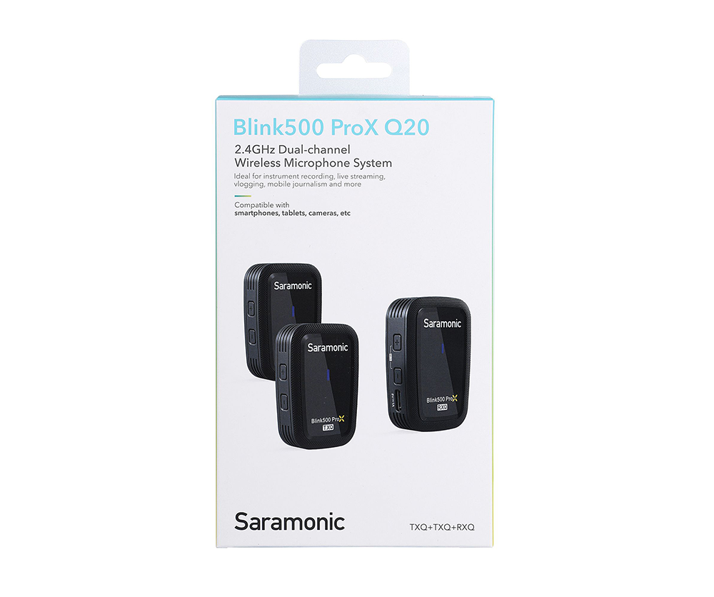 SARAMONIC Blink500 ProX Q20 Kablosuz Yaka Mikrofonu