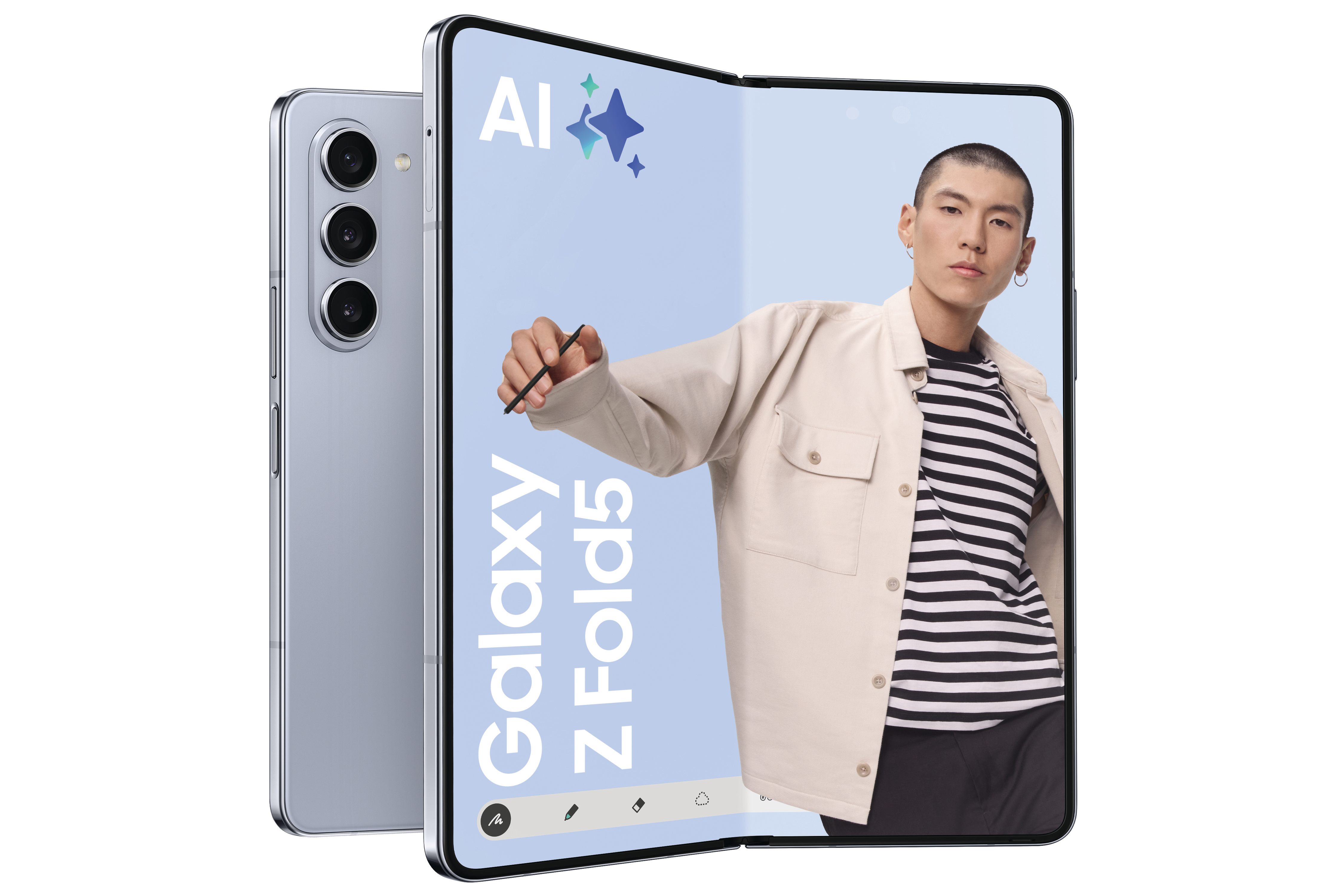 SAMSUNG Galaxy Z Fold5 512 GB Icy Blue Dual SIM | SATURN