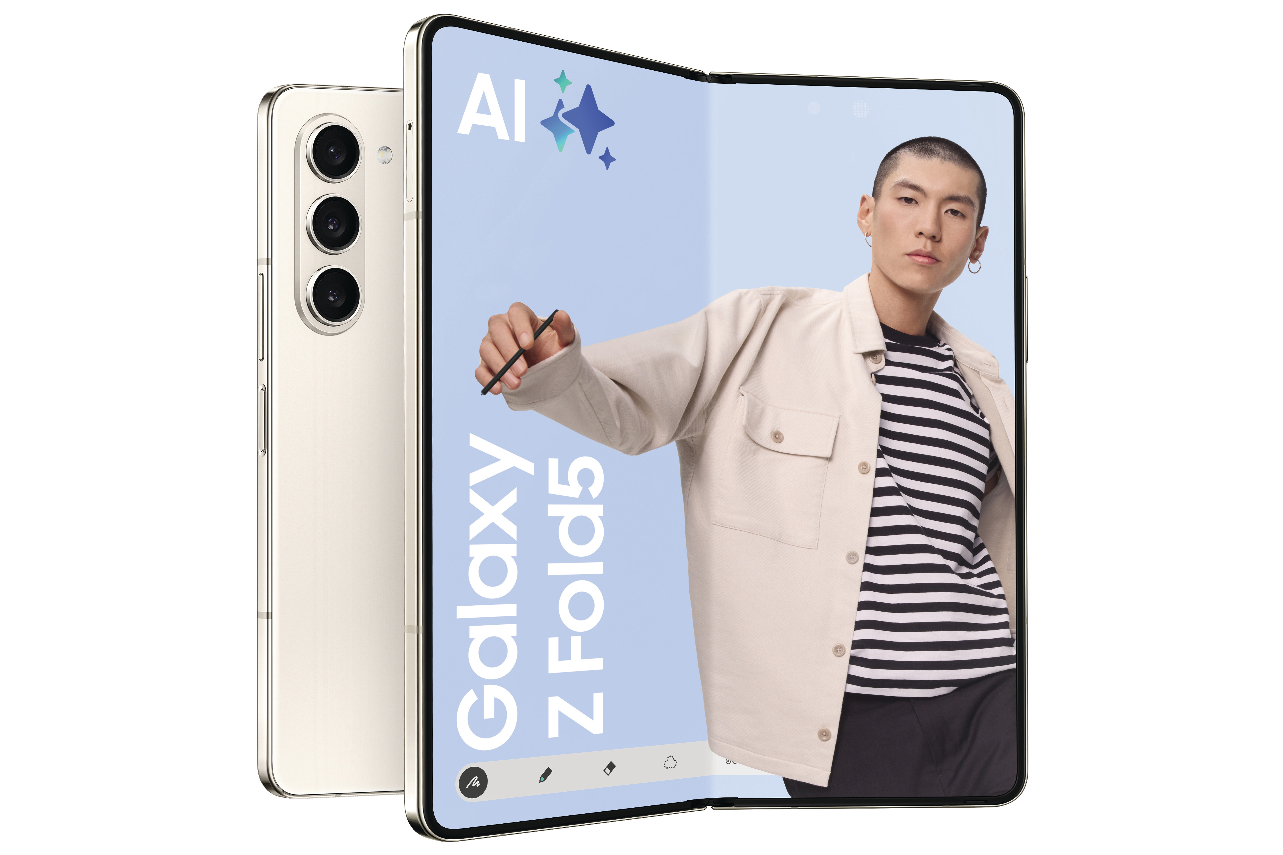 SAMSUNG Galaxy Z Fold5 512 GB Cream Dual SIM | SATURN