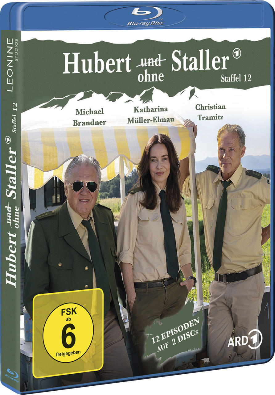 Blu-ray-Box-Set mit drei Personen auf dem Cover, Text auf Deutsch und einer Bewertung.