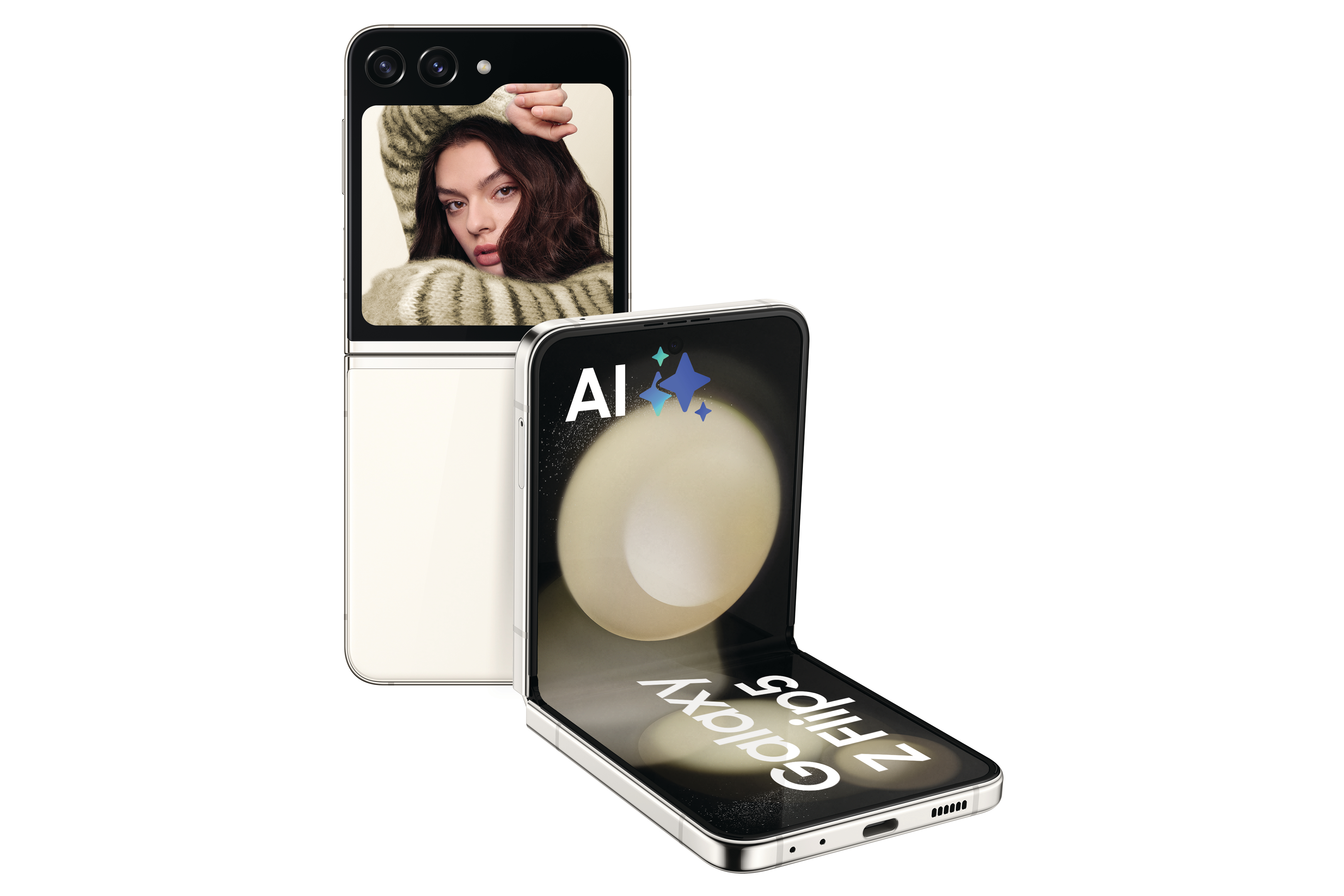 Galaxy Z Flip5 クリーム 256GB SIMフリー Galaxy Z Flip5 本体 256GB クリーム SIMフリー 韓国版 Aランク