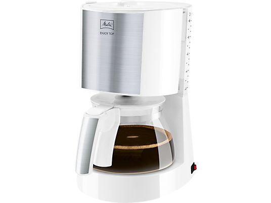 MELITTA Enjoy Top - Machine à café filtre (Blanc)
