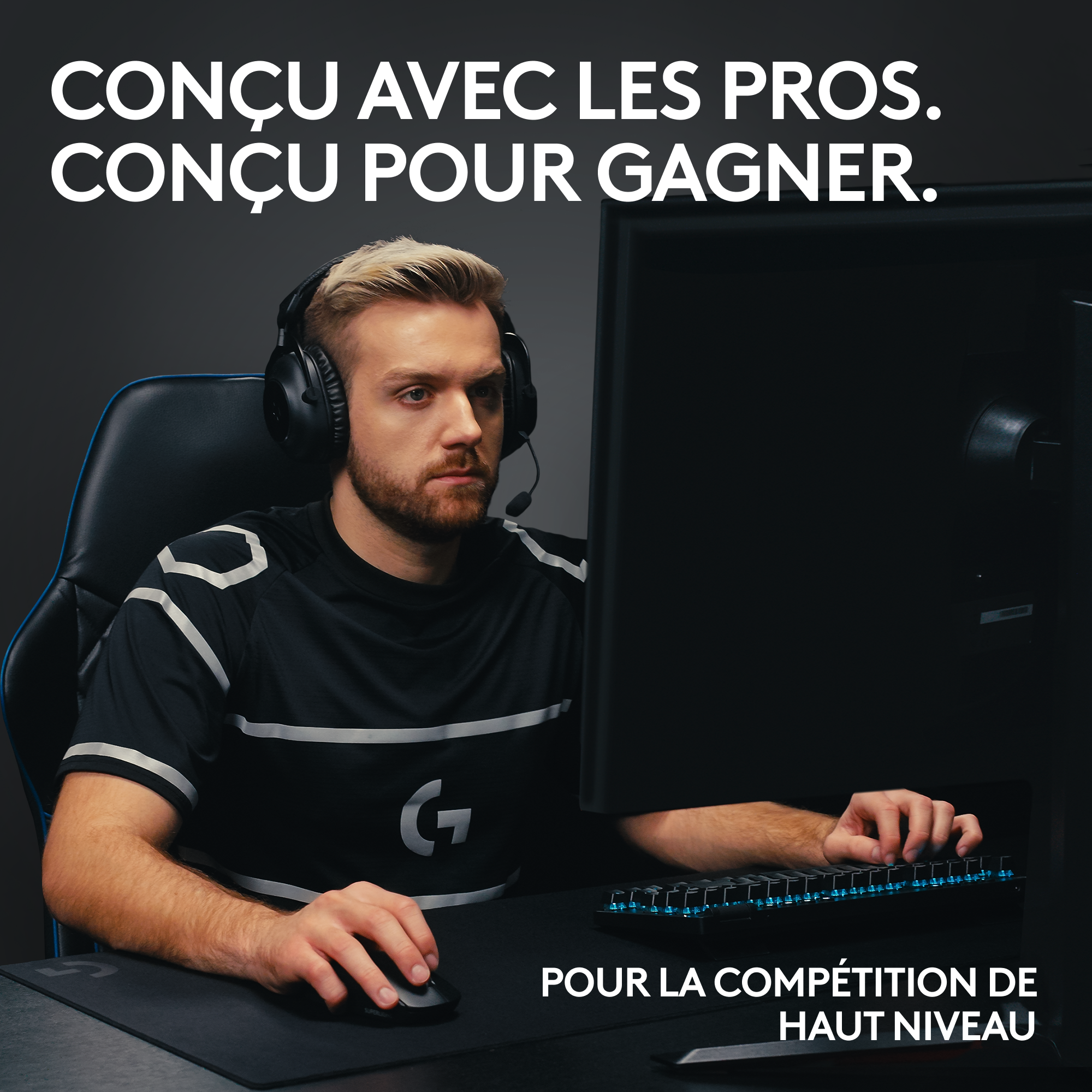 LOGITECH Clavier gaming sans fil G PRO X TKL Lightspeed RGB AZERTY Rose (920-012156)