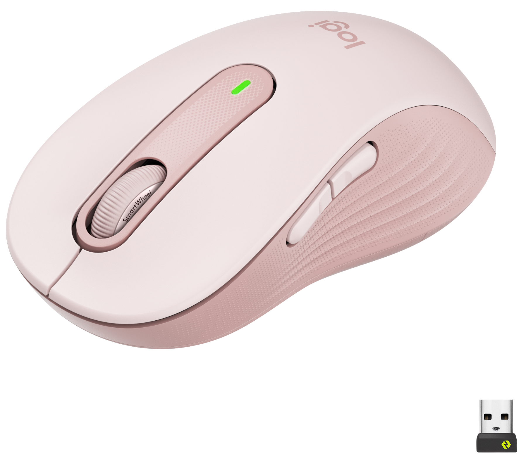 LOGITECH Signature M650 Large vezeték nélküli optikai egér, nagy méret, rózsaszín (910-006237)